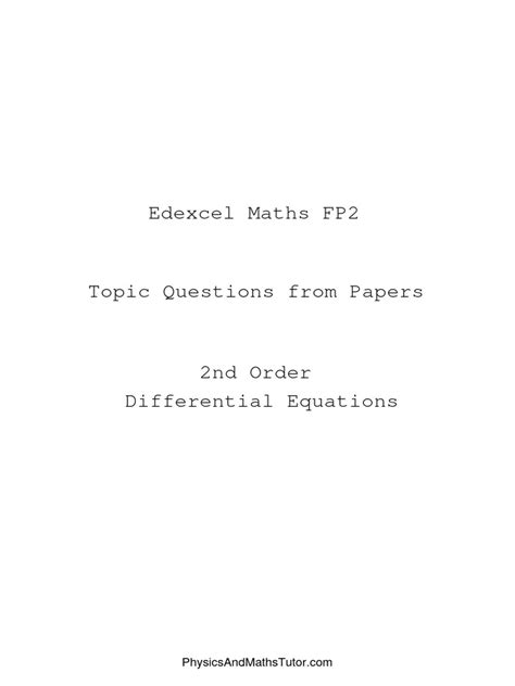 Download Predicted Paper Fp2 June 2014 Maths Edexcel 