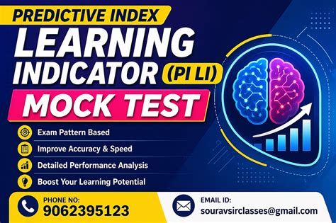 Predictive Learning Indicator Test Sample Questions