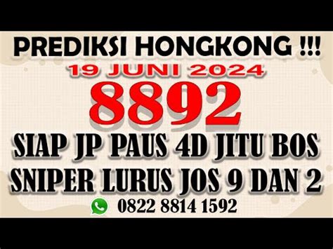 PREDIKSI HK 19 JUNI 2024：Prediksi Togel HONGKONG LOTTO Jitu | Kepritogel