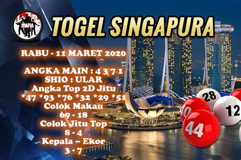 Prediksi Togel Sgp Rabu 11 Maret 2020 Prediksi Jostoto Singapura - Jostoto Singapura
