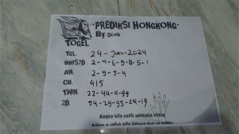 PREDIKSI ANGKA HK - Togel Hongkong Keluaran HK Malam Ini Togel Singapore Data SGP