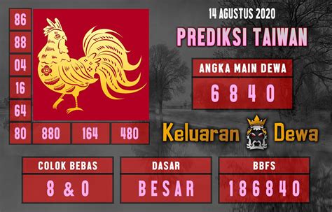 PREDIKSI ANGKA KELUAR TAIWAN MALAM INI - Prediksi Togel Lakutoto - Situs Bandar Togel Terpercaya Hadiah 4D