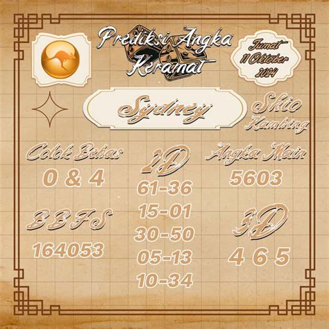 PREDIKSI ANGKA KERAMAT SYDNEY HARI INI - Prediksi Cambodia » MASTERTOGEL - Prediksi Togel Taiwan