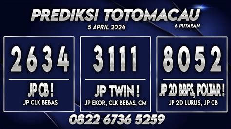 PREDIKSI TOTO MACAU HARI INI - Prediksi Macau 🏆️ Dapatkan Bocoran Angka Togel Toto Macau