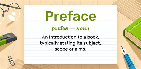 Preface Definition