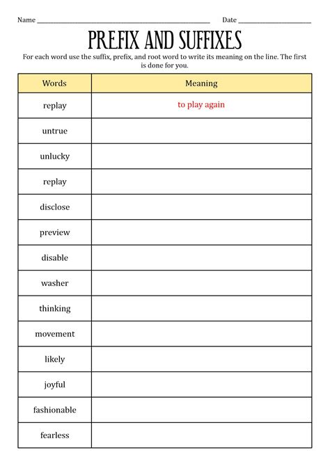 Prefix And Suffix Worksheets Pdf Suffix Worksheet 2nd Grade - Suffix Worksheet 2nd Grade