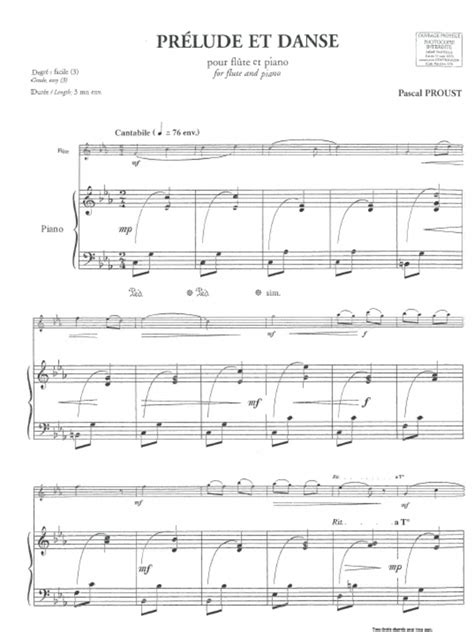 prelude et danse
