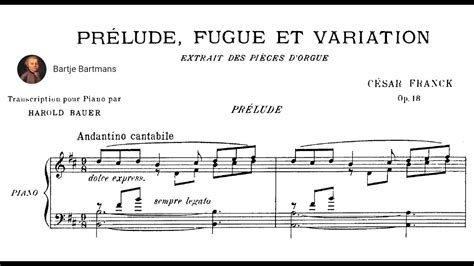 prelude fugue variation cesar franck biography