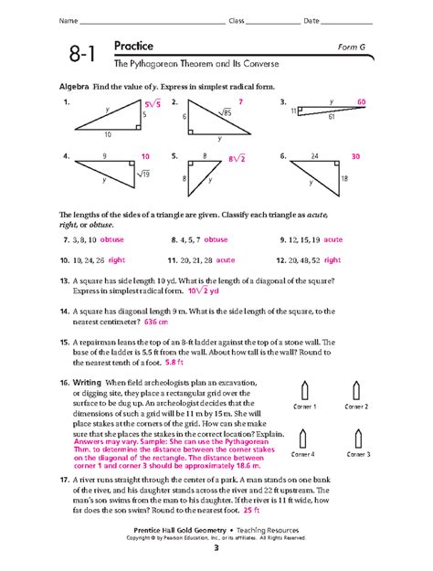 Prentice Hall Geometry Teaching Resources Answers Form