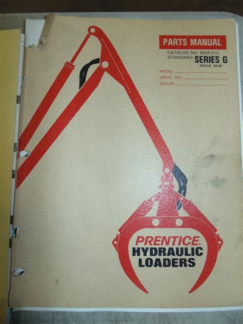 Prentice Loader Parts Manual