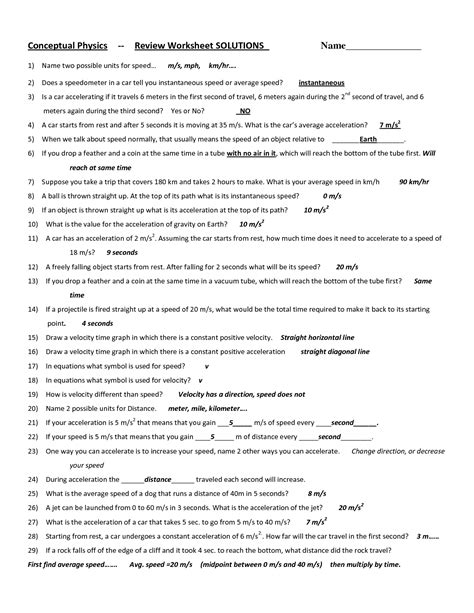 Read Online Prentice Hall Conceptual Physics Chapter 2 Assessment Answers 