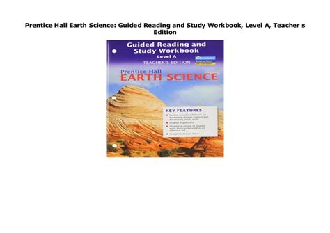 Read Online Prentice Hall Earth Science Guided Reading And Study Workbook Answers 