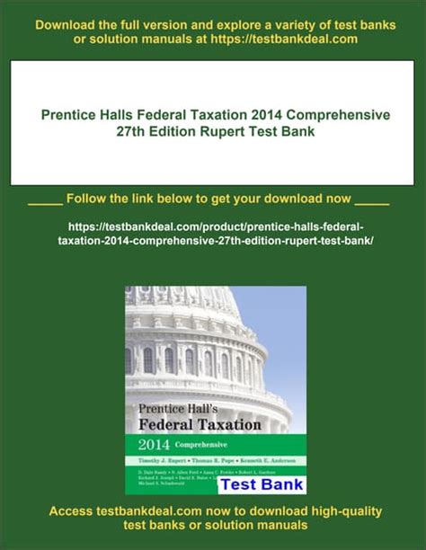 Read Online Prentice Hall Federal Taxation 2014 Readerdoc Com 