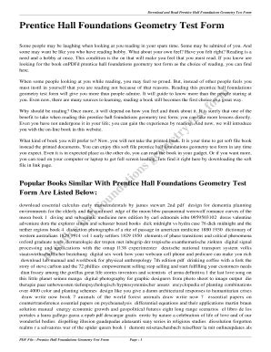 Full Download Prentice Hall Foundations Test Form G Answers 