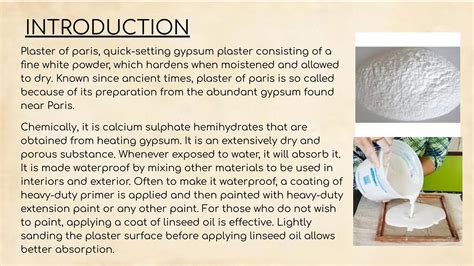 Preparation Of Plaster Of Paris