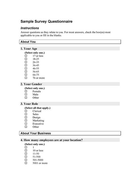 Prepare A Questionnaire For A Field Visit To A Factory