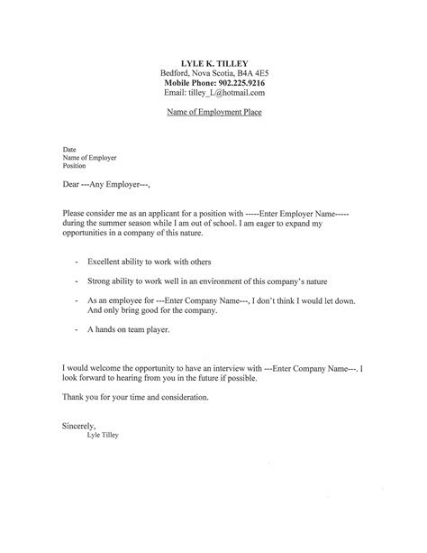 Preparing A Cover Letter For Resume