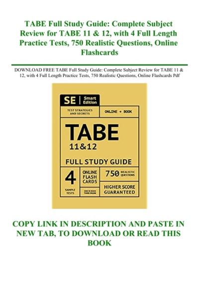preparing for the tabe pdf
