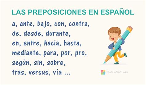 Preposiciones En Español