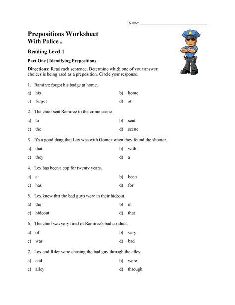 Preposition Worksheet 5th Grade   Diy 30 Professionally Prepositions Worksheets Middle School - Preposition Worksheet 5th Grade