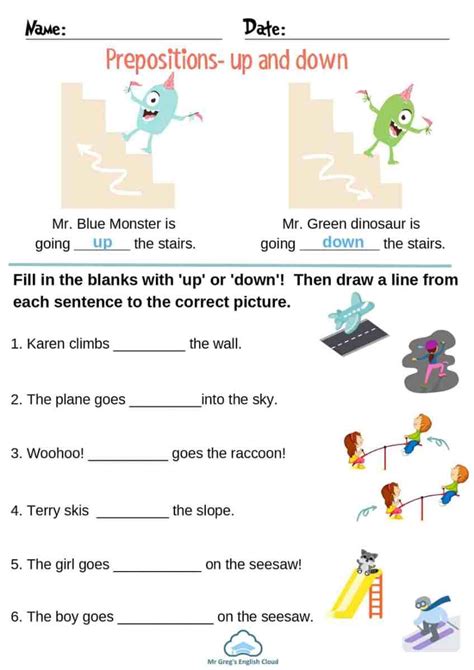 Prepositions Worksheets For Grade 2   Prepositions Worksheets Esl Mreichert Kids Worksheets - Prepositions Worksheets For Grade 2