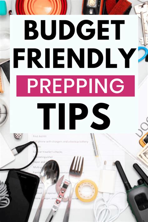 prepping on a budget begin prepping start your fi