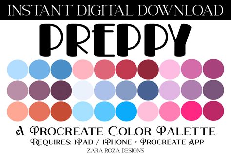 preppy colors
