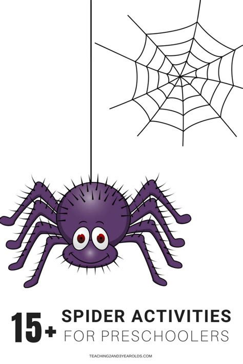 Preschool And Kindergarten Spiders Activities And Crafts Spider Science Activities For Preschoolers - Spider Science Activities For Preschoolers