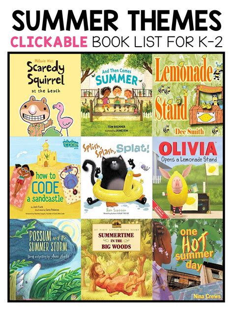 Preschool And Kindergarten Summer Picture Book Reading List Kindergarten Summer Reading List - Kindergarten Summer Reading List