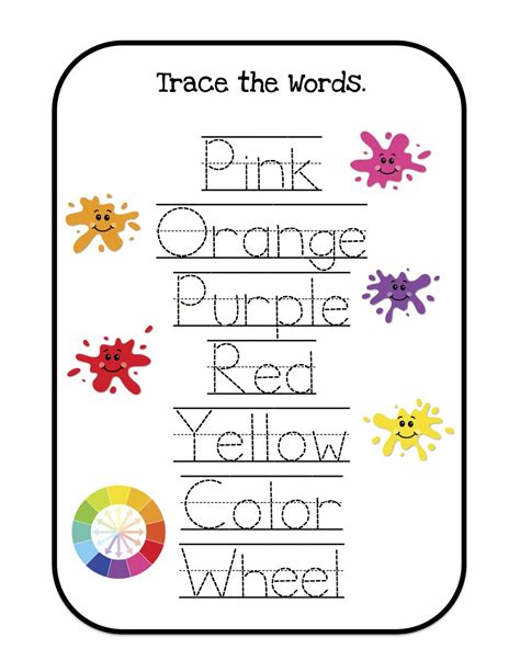 Preschool Art And Colors Printable Worksheets Th Grade Spiral Worksheet - Th Grade Spiral Worksheet