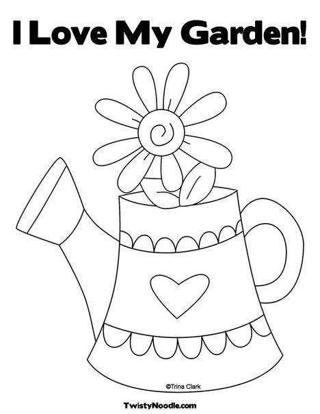 Preschool Coloring Pages Coloringkids Org Garden Coloring Pages For Preschool - Garden Coloring Pages For Preschool