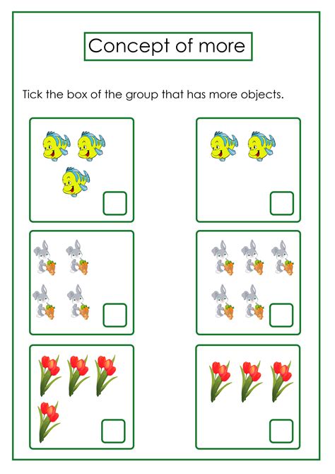 Preschool Concept Worksheets   Preschool And Kindergarten Concepts Worksheets All Kids - Preschool Concept Worksheets