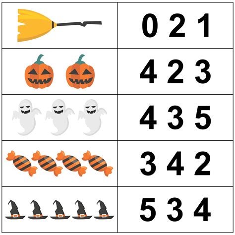 Preschool Counting Worksheets Halloween Sea Of Knowledge Halloween Preschool Worksheet - Halloween Preschool Worksheet