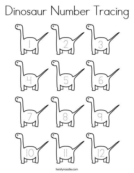 Preschool Dinosaur Worksheets   Dinosaur Worksheets Twisty Noodle - Preschool Dinosaur Worksheets