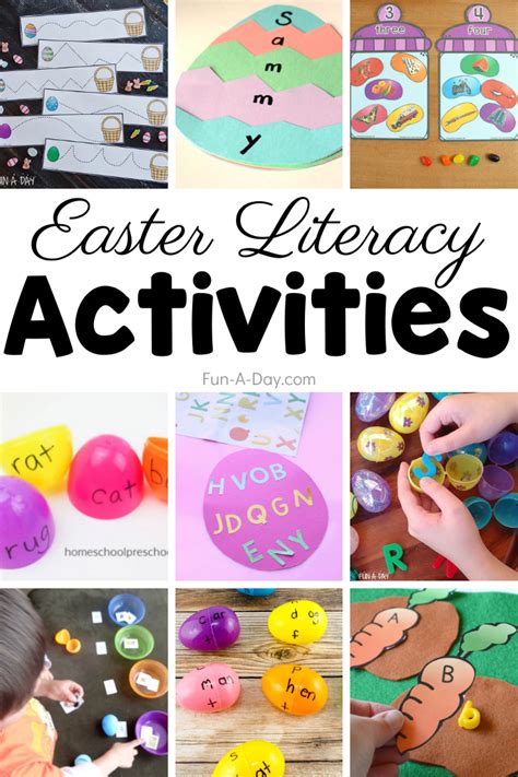 Preschool Easter Theme Literacy Activities Pre K Pages Easter Literacy Activities For Preschoolers - Easter Literacy Activities For Preschoolers