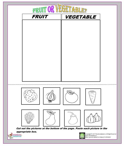 Preschool Fruits And Vegetables Worksheets   Sorting Fruits And Vegetables Planes Amp Balloons - Preschool Fruits And Vegetables Worksheets