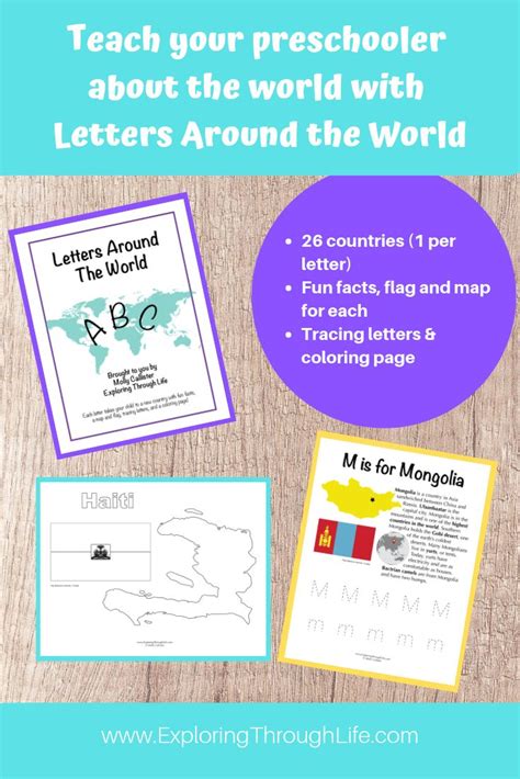 Preschool Geography Curriculum Letters Around The World Preschool Geography Worksheets - Preschool Geography Worksheets