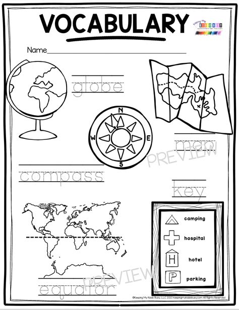 Preschool Geography Worksheets   Preschool Geography Resources Education Com - Preschool Geography Worksheets