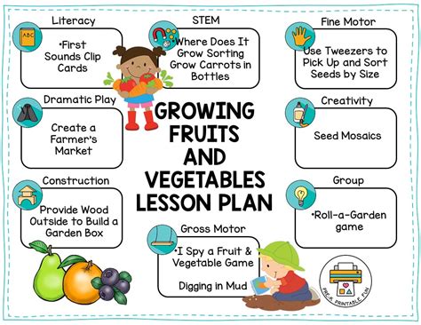 Preschool Growing Fruits Amp Vegetables Theme Pre K Food That Grows On Trees Preschool - Food That Grows On Trees Preschool