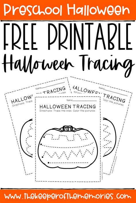 Preschool Halloween Worksheets Tracing Cutting Amp Matching Halloween Preschool Activities Printables - Halloween Preschool Activities Printables