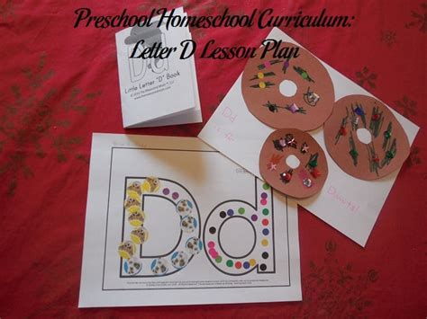 Preschool Homeschool Curriculum Letter D Lesson Plan Letter D Lesson Plans - Letter D Lesson Plans