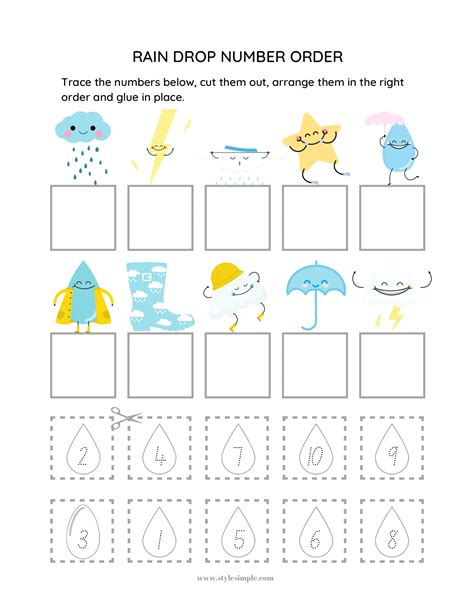Preschool It S Rainy Worksheet   Rainy Day Count And Graph Worksheets For Preschool - Preschool It's Rainy Worksheet
