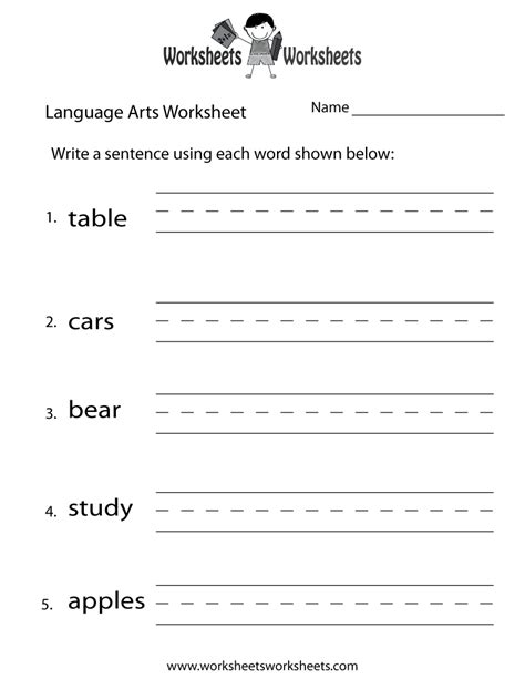 Preschool Language Arts Worksheets   8th Grade Language Arts Worksheets In 2023 Worksheets - Preschool Language Arts Worksheets