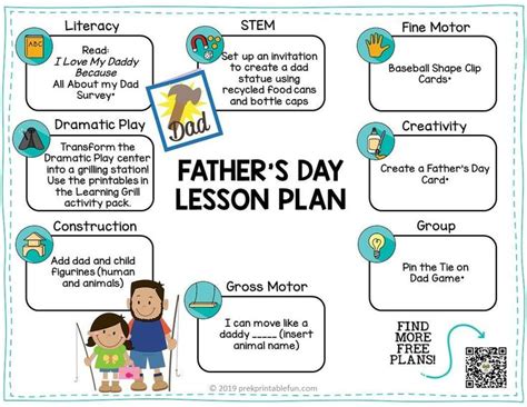 Preschool Lesson Plans Fathers Day Lesson Plan For Preschool - Fathers Day Lesson Plan For Preschool