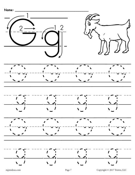 Preschool Letter G Worksheets Supplyme Letter G Worksheets Preschool - Letter G Worksheets Preschool