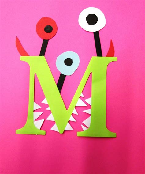 Preschool Letter M My Monster Brightly Street Letter M Pictures For Preschool - Letter M Pictures For Preschool