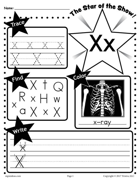 Preschool Letter X Worksheets Supplyme Letter X Worksheet Preschool - Letter X Worksheet Preschool