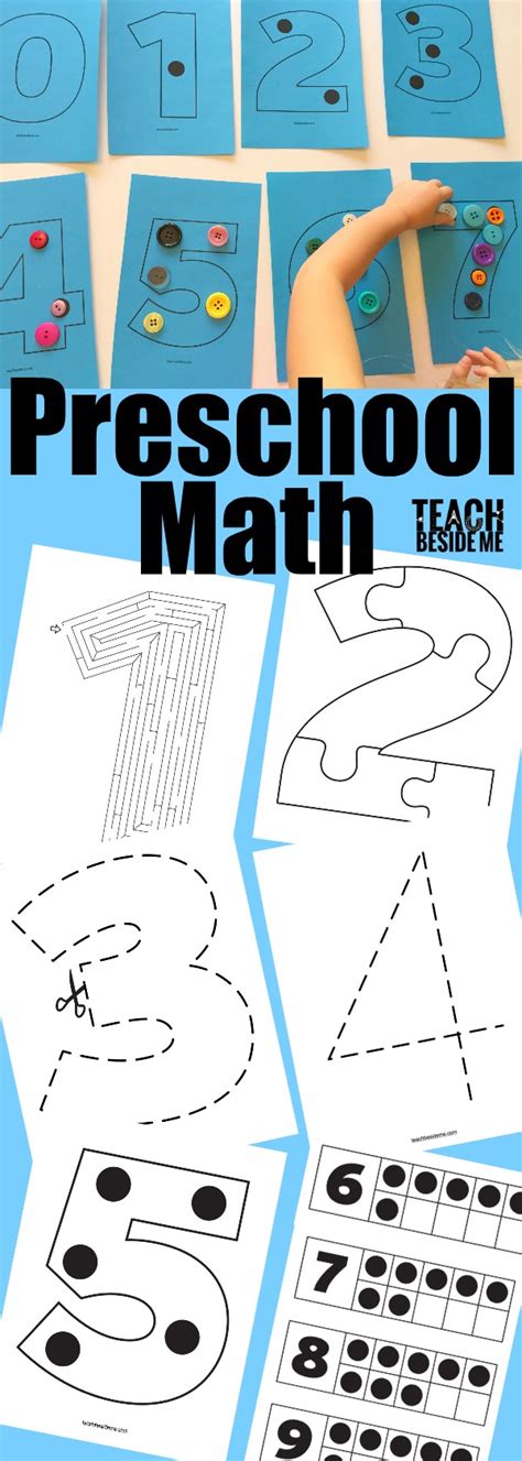 Preschool Math Activities Teach Beside Me Preschool Math Activity - Preschool Math Activity