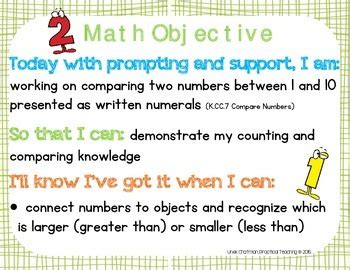 Preschool Math Preschool Math Objectives - Preschool Math Objectives