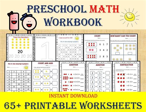 Preschool Math Workbook   Preschool Math Workbook Playful House Publishing - Preschool Math Workbook